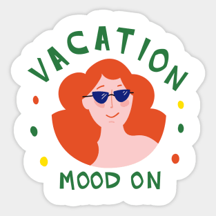Vacation mood on Sticker